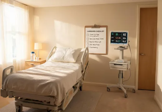 Home care equipment setup
