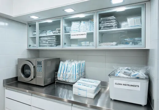 Dental sterilization alcove