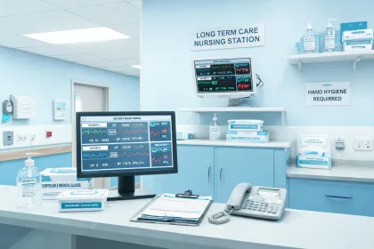 Long term care nursing station
